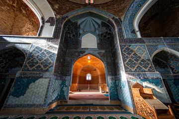 The Blue Mosque, also known as Kabud Mosque or Gok Masjid, is a historic mosque located in Tabriz, the capital of East Azerbaijan Province in Iran.