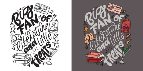 Trendy hand drawn doodle lettering quote. Lettering for t-shirt design, mug print, bag print, clothes fashion. 100% hand drawn vector image.