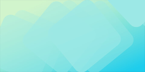 Minimal abstract background. Banner design with blue and green color gradation. Colorful and creative design.