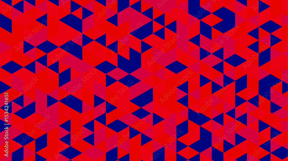 Poster abstract colorful seamless geometric pattern polygon mosaic vector background illustration. modern g