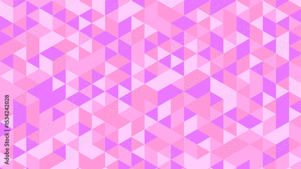 Poster abstract colorful seamless geometric pattern polygon mosaic vector background illustration. modern g