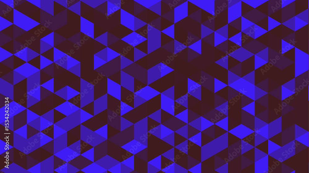 Poster abstract colorful seamless geometric pattern polygon mosaic vector background illustration. modern g