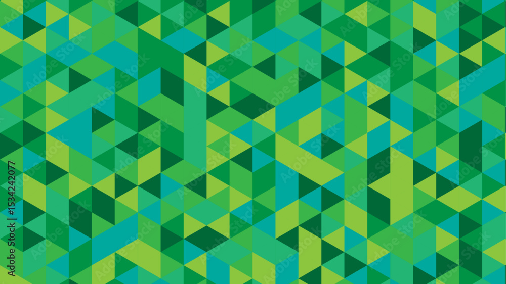Poster abstract colorful seamless geometric pattern polygon mosaic vector background illustration. modern g