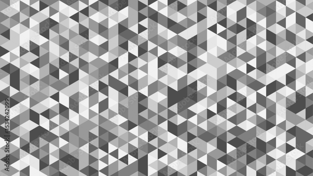 Aufkleber abstract gray seamless geometric pattern polygon mosaic vector background illustration. seamless bla