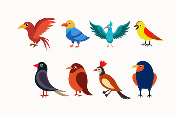 set of birds