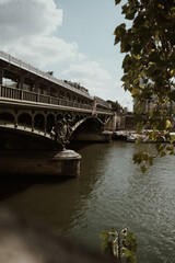 bridge over the river Paris France 