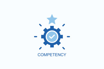 Competency Icon Or Logo Isolated Vector Illustration