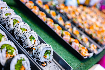 Street food sold at Ao Nang Landmark Night Market, Thailand