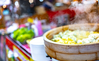Street food sold at Ao Nang Landmark Night Market, Thailand