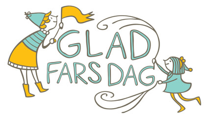 Charming illustration depicting swedish 