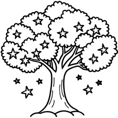 Fantasy Grove Silhouette Art