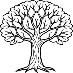 Obraz premium Fantasy Grove Silhouette Art