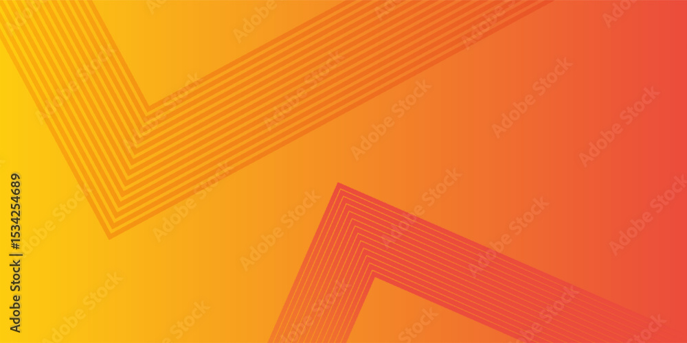 Poster orange abstract background with square shapes. geometric design elements. dynamic shapes. modern con