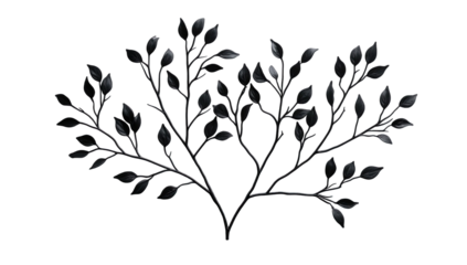 Dark, detailed, stylized foliage