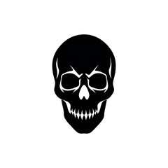 Human Skull Silhouette Bundle – Vintage Death Symbol Vector Art for Dark Design