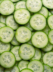 Fresh and tasty cucumber isolated on black background