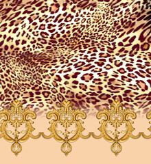 Leopard Tiger Allover pattern Design