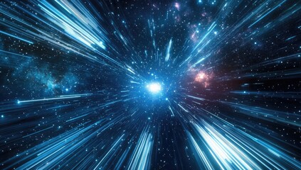 Obraz premium Cosmic Speed, Starburst