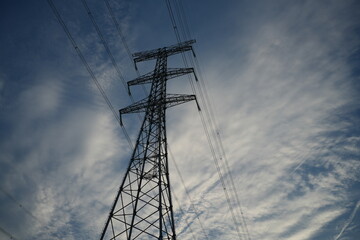high voltage power line