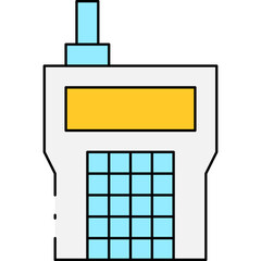 Obraz premium Wireless phone single icon vector illustration