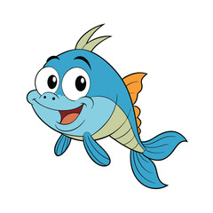 Obraz premium cartoon fish cartoon