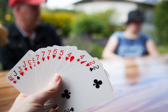 A hand of cards