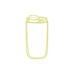 Original hand-drawn glass cup drink illustration for posters, cards, cafe menus, and graphic design.