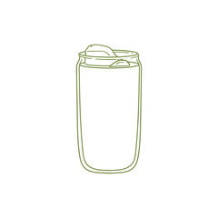 Original hand-drawn glass cup drink illustration for posters, cards, cafe menus, and graphic design.