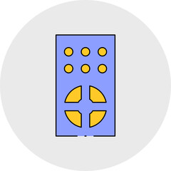 Remote single icon vector illustration