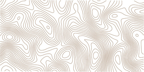 
Abstract topo contour map on white background, Topographic map, Topographic contour lines map seamless pattern. Geographic mountain relief diagram line wave carve pattern.