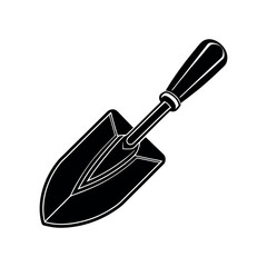 Garden Equipment Black Silhouettes  Farming Tools and Yard Work Icons Design