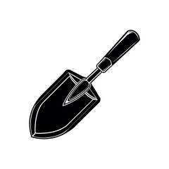 Garden Equipment Black Silhouettes  Farming Tools and Yard Work Icons Design