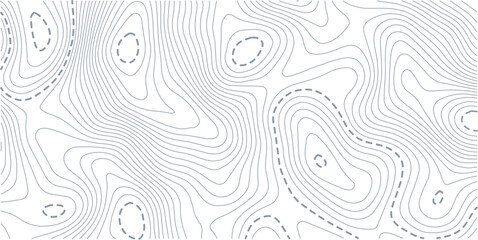 Abstract seamless pattern with lines and stylized height of the topographic contour in lines and topo graphic map design. Topology, Cartography or terrain path concept