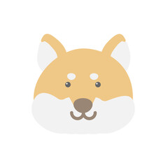 犬（柴犬）　イラスト
