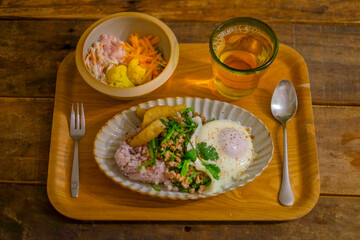 ガパオライスの夜ご飯