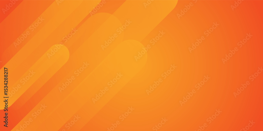 Aufkleber abstract orange background with diagonal lines. dynamic shapes composition.