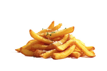 [Transparent Background PNG]Delicious Crispy French Fries with Seasoning