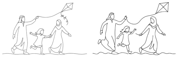 Families enjoy a sunny day flying kites in a park while sharing moments of joy and laughter