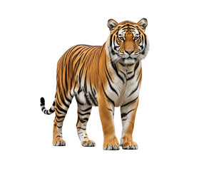 tiger isolated on white background