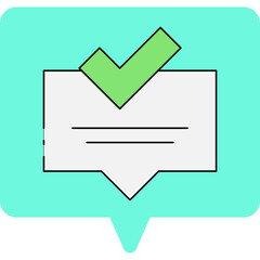 Text single icon vector illustration