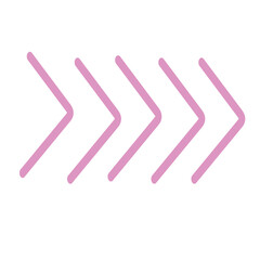 cute colorful grunge arrows hand drawn