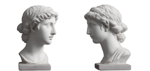 [Transparent Background PNG]Ancient Greek Female Bust Sculptures