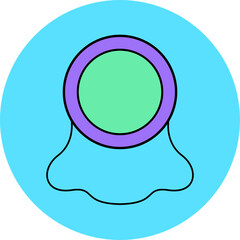 Sex Condom single icon vector illustration