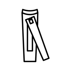 Nail Clipper icon on white background