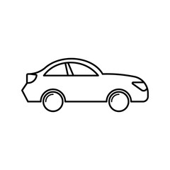 Cars icon on white background