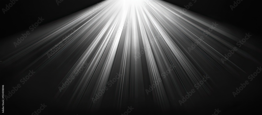 Aufkleber light rays diverging from a point source