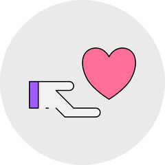 Love single icon vector illustration