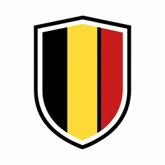 Fototapeta premium belgium flag icon
