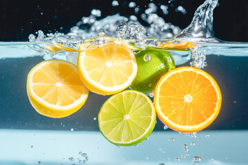 Citrus Splash A Burst of Zest in Motion