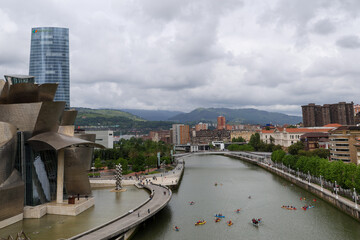 Obraz premium la città di Bilbao